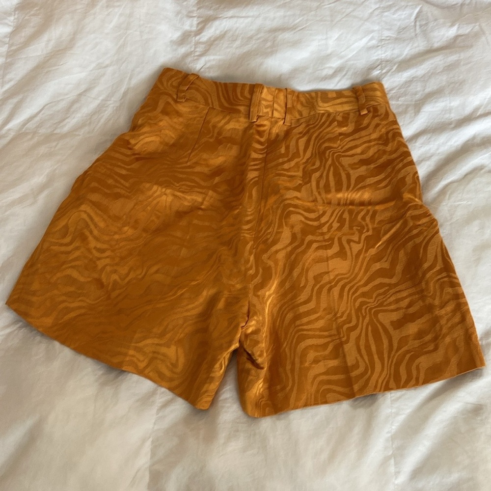 Sandro Orsino Wide Jacquard Shorts Size 1/36 - Picture 7 of 13